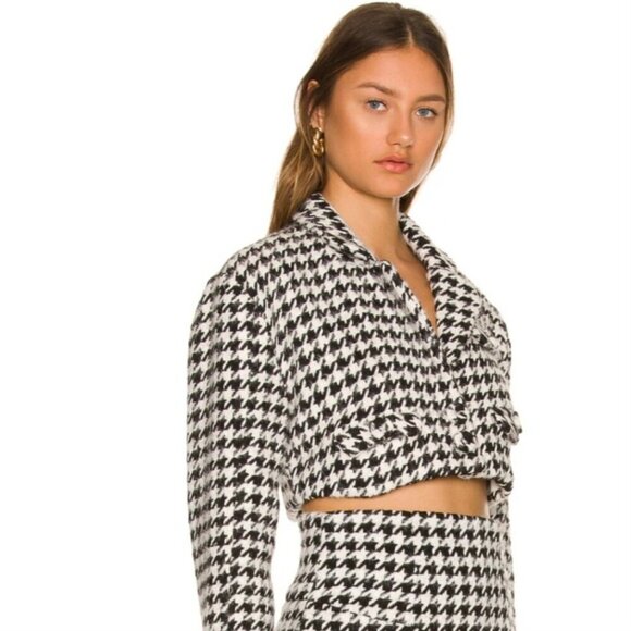 NWT For Love and Lemons Bonnie Cropped Blazer Size Small - Picture 3 of 7